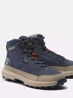 Timberland Men's Mid Lace Boot/Navy/ 8 (US)